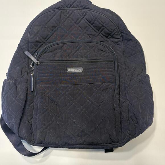 Handbags - Vera Bradley Iconic Campus Backpack – Classic Navy